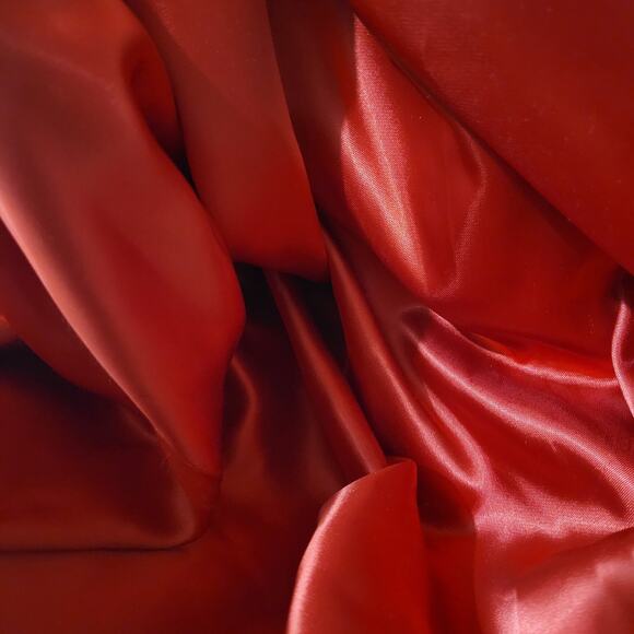 Vintage Sherwood Cape Red Bright Lipstick Flannel Velour Pockets Retro XL Large - Picture 14 of 16